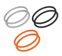 KEQAR 3 Pezzi Tutore Tendine Rotuleo, Fascia Ginocchio in Silicone, Ginocchiera Rotulea Flessibile, Supporto per Tendine Rotuleo, Stabilizzatore Ginocchio per Corsa, Basket, Sport, Uomo, Donna