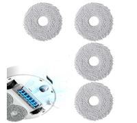 KEQAR 4 Panni in Microfibra Mikro faser Wis chpad, Wischtuch Ersatz, Pulizia, per Robot Aspirapolvere Compatibili con Dreame L10s Ultra, L10s Pro, L10 Prime, L20, X40 e X10+, X20+