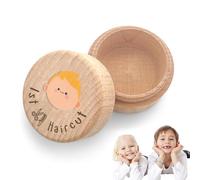 KEQAR Scatola porta denti da latte, design con motivi carini, regalo creativo adatto per battesimi e compleanni, un regalo per i neo-genitori e le fatine dei denti (bambini).