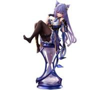 Keqing Nimble as Lightning Anime, statuetta in PVC, Keqing Action Figures Model Game Character Collection Decoration Gift 8.7"