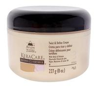 KeraCare Natural Textures Twist and Define Cream 8 oz - Con Amla e Shikakai Ayurvedic Botanicals - Argan Abyssinian e Castor Oil - Smooth Well Defi