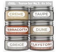 KERACRAFT Powder Compound Tester - Set di 2 - 6 x 50 g, per colata in polvere colorata fai da te