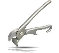Kerafactum Pinza per pizza, per teglia da pizza, in alluminio pressofuso, pinza per pizza, teglia con meccanismo a molla, pinza per forno, pinza per teglia da 20 cm