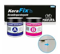 KeraFix - Pasta per riparazione in ceramica, per la riparazione delle piastrelle, per la riparazione delle piastrelle, per la riparazione delle piastrelle, pasta bianca