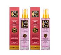 KERAGOLD KG PRO FB Siero Rinforzatore Senza Solfato alla Cheratina, Acido Ialuronico & Biotina - Confezione da 2, 100 ml