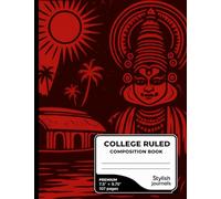 Kerala Themed Notebook - Ruled Line Journal Inspired by India’s Beautiful Backwaters: The best for homeschooling, school, college, and professional notes with a creative touch.
