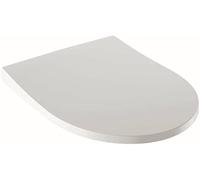 Siège de WC Geberit iCon Slim avec couvercle, Wrap over, antibactérien, avec dispositif dabaissement automatique, blanc, 574950000, 574950000