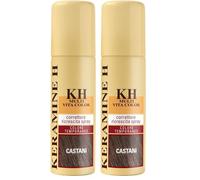 Keramine H Correttore Ricrescita, Castani - 75 ml (Confezione da 2)