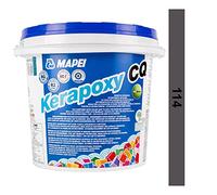 KERAPOXY CQ MALTA EPOSSIDICA BICOMP. PER FUGHE KG. 3 MAPEI, COLORE ANTRACITE/114