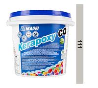 KERAPOXY CQ MALTA EPOSSIDICA BICOMP. PER FUGHE KG. 3 MAPEI, COLORE GRIGIO ARGENTO/111
