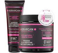 KERARGAN - Duo alla Cheratina: Maschera e Scrub Capillare - 500ml+250ml