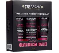 KERARGAN - Kit da Viaggio alla Cheratina con 3 Trattamenti - 3x100ml
