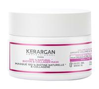 Kerargan - Maschera Volumizzante alla Biotina & Collagene - Per Capelli Piatte, Fini, Spenti - Volume e Lucentezza Intensificati - Senza Solfati, OGM, Olio Minerale - 250ml