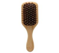 Kerargan - Piccola Spazzola in Bambù Naturale - Districa e Riduce il Crespo - Ecologica e Durevole - Per Tutti i Tipi di Capelli