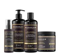 Kerargan - Set Shampoo, Balsamo, Maschera & Siero Olio di Ricino - Ant