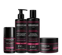 Kerargan - Set Ultra Riparatore Shampoo, Balsamo, Maschera & Suero all