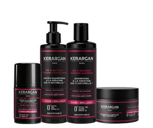 Kerargan - Set Ultra Riparatore Shampoo, Balsamo, Maschera & Suero all
