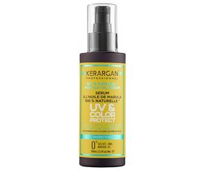 Kerargan - Siero Capillare Protettivo UV & Colore all'Olio di Marula per Capelli Secchi e Colorati - Anti-Crespo, Lisciante, Idratante - Senza Solfati, OGM, Olio Minerale - 100ml