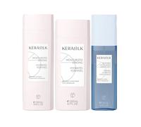 KERASILK Kit Essentials Reparing Shampoo 250ml + Conditioner 200ml + Spray 125ml