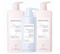 KERASILK Kit Essentials Reparing Shampoo 750ml + Mask 500ml + Conditioner 750ml