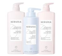 KERASILK Kit Essentials Smoothing Shampoo 750ml + Mask 500ml + Conditioner 750ml
