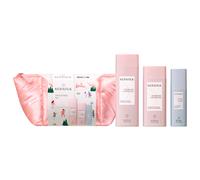 KERASILK Smoothing Set (Shampoo 250ml + Conditioner 200ml + Balm 75ml + Pouch)