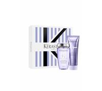 Kérastase Blond Absolu, kit di routine con shampoo idratante illuminante e balsamo anti rottura, per capelli biondi e colorati, con acido ialuronico, 250 + 250 ml