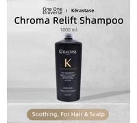 Kerastase Chroma Relift Shampoo lenitivo 1000ml, Capelli e cuoio capelluto, Shampoo originale per capelli, Trattamento per la cura dei capelli