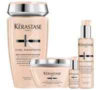 Kérastase Curl Manifesto Set per la cura dei capelli (shampoo 250 ml + maschera 200 ml + olio per capelli 50 ml + gel-crema 150 ml)