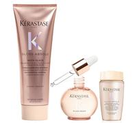 Kérastase Gloss Absolu - Olio da 45 ml, fondente 250 ml e mini bagno, 30 ml in omaggio