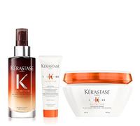 KÉRASTASE Nutritive 8h Night Serum 90ml con Masquintense 200ml e Latte Vitale 75ml Offerto, Routine capillare nutriente, tutti i tipi di capelli