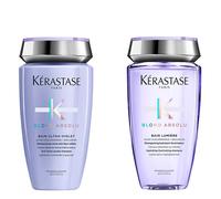 Kérastase Set PROTEZIONE PER CAPELLI BIONDI (Shampoo Ultra Violet 250 ml + Shampoo Lucentezza 250 ml)