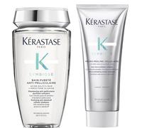 Kérastase Symbiose Anti-Dandruff Exfoliate and Cleanse Duo for Oily Scalps