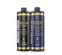 Kerastinni Metodo Liso 3D Kit, trattamento permanente per capelli + shampoo disintossicante da 1000 ml, per tutti i tipi di capelli