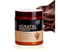 Keratin Hair Mask, Keratin Hair Treatment, Keratin Hair Treatment Mask, Silky Smooth Hair Hair Shine, Hair Care Balance Hair Mask for Healthy Scalp for Men's & Women