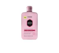 HASK Keratin Smoothing Deep Conditioner Trattamento per tutti i tipi di capelli, colore sicuro, senza glutine, senza solfati, senza parabeni - 1 flacone da 236 ml