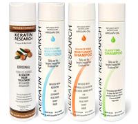 Keratin Research Complex Trattamento lisciante per capelli alla cheratina brasiliana con olio di argan, risultati professionali, lisciatura e lis
