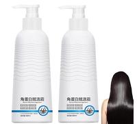 Keratin Revitalizing Cream Conditioner,Hair Smoothing Moisture Deep Conditioner, Hair Smoothing Leave-In Conditioner for Women, Suit for Frizzy Dry Damaged Hair (2pcs)