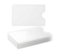 Keratobleem 10 x Porta Tessere Plastica Trasparente, per Tessera Sanitaria,Carta Auto,Carta di Assicurazione