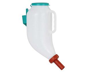 Kerbl 1428 Cibo Secco Bottiglia plastica Inclusi Supporto, 4 L