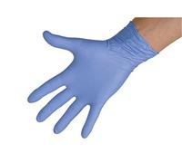 Kerbl 15333 Nitrile Basic - Confezione da 100 pezzi, colore: Blu