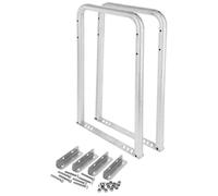 Kerbl - 2 basi per abbeveratoio in acciaio INOX