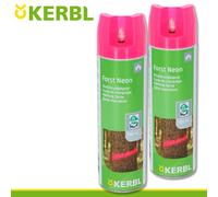 Kerbl 2 x 500 ML Spray di Contrassegno Foresta Neon Rosa Albero Markierung