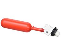 Kerbl 22522 Galleggiante completo per piscine, Polipropilene, Ingresso acqua 1/5,1 cm da sinistra o destra, 29 x 25,5 x 14,5 cm
