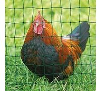 Kerbl 292214 - Rete per pollame conduttiva, 25 m/112 cm, Doppia Punta, Colore: Verde