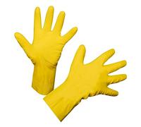 Kerbl 29821 Protex - Guanti in lattice, misura 9, lunghezza 30 cm, colore: Giallo