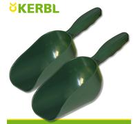 Kerbl 2x Paletta Mangime Verde Circa 500g Capacità Gallo Suini Stalla Mucca