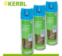 Kerbl 3 X 500 ML Spray Di Marcatura Neon Blu Per Alberi Marcatura Foresta
