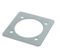 Kerbl 37608 Contro Piastra, 127 X 127 mm, Zincato