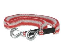Kerbl 37701 - Corda elastica da traino, 4 m, 3500 kg, moschettone e bandiera, 957 g